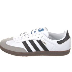 Adidas Samba Leather Colorblock Pattern Sneakers - Size 7.5